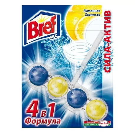 Средство для унитаза “Бреф” Сила-Актив Лимон