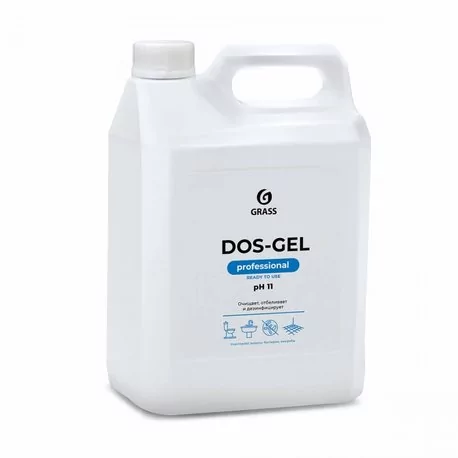 Дезинфицирующий чистящий гель "DOS GEL" (канистра 5,3 кг)