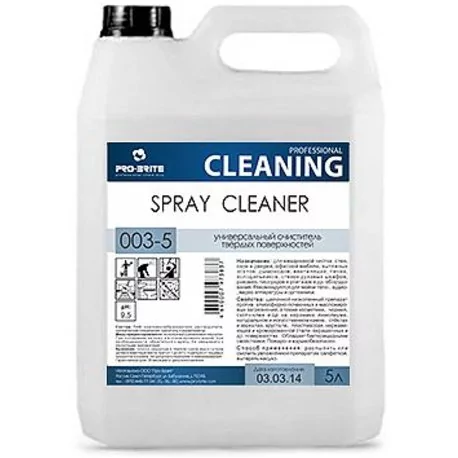 SPRAY CLEANER, 5л. Щелочное средство для чистки орг техники