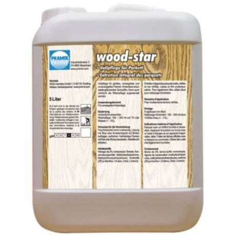 WOOD-STAR 5л. Для окраш. и неокраш. полов из пробки и дерева